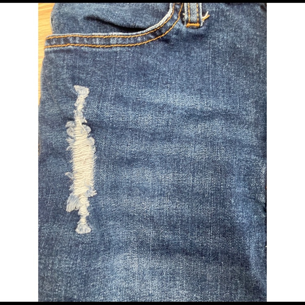 DARK BLUE DENIM SKIRT - Picture 6 of 6